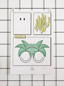 Risografie, Art, grafik, illustration, risography, artprint, artist, Miriam, Ganser