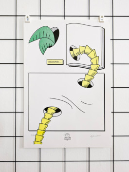 Risografie, Art, grafik, illustration, risography, artprint, artist, Miriam, Ganser