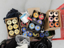 spraypaint, frankfurt, dbbahnpark, colors 