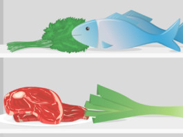 fridge, illustration, graphic, vector, miriam, ganser, fish, broccoli