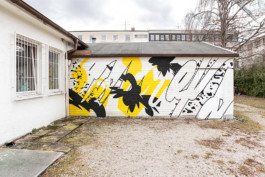 Mikado Mural by Miriam Ganser