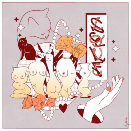 editorial illustration for Lush Germany 