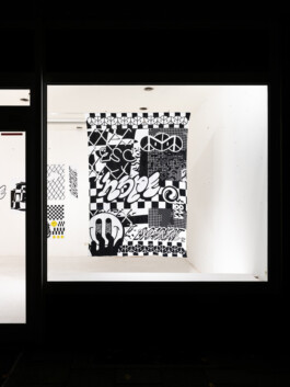 strickwerk kunstwerk decke by miriam ganser