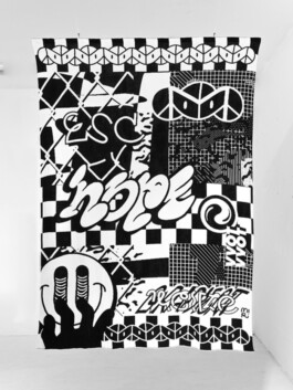 strickwerk kunstwerk decke by miriam ganser