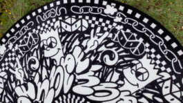 Pattern design illustration for a rug / interior design by miriam ganser